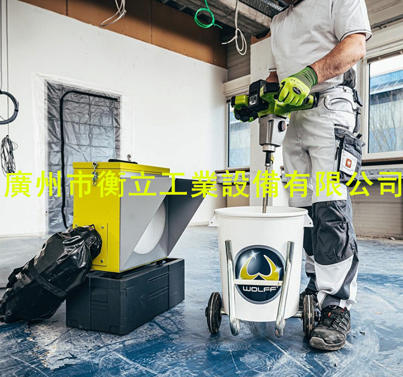 德國WOLFF鋰電攪拌器PX 18V使用于自流平施工中